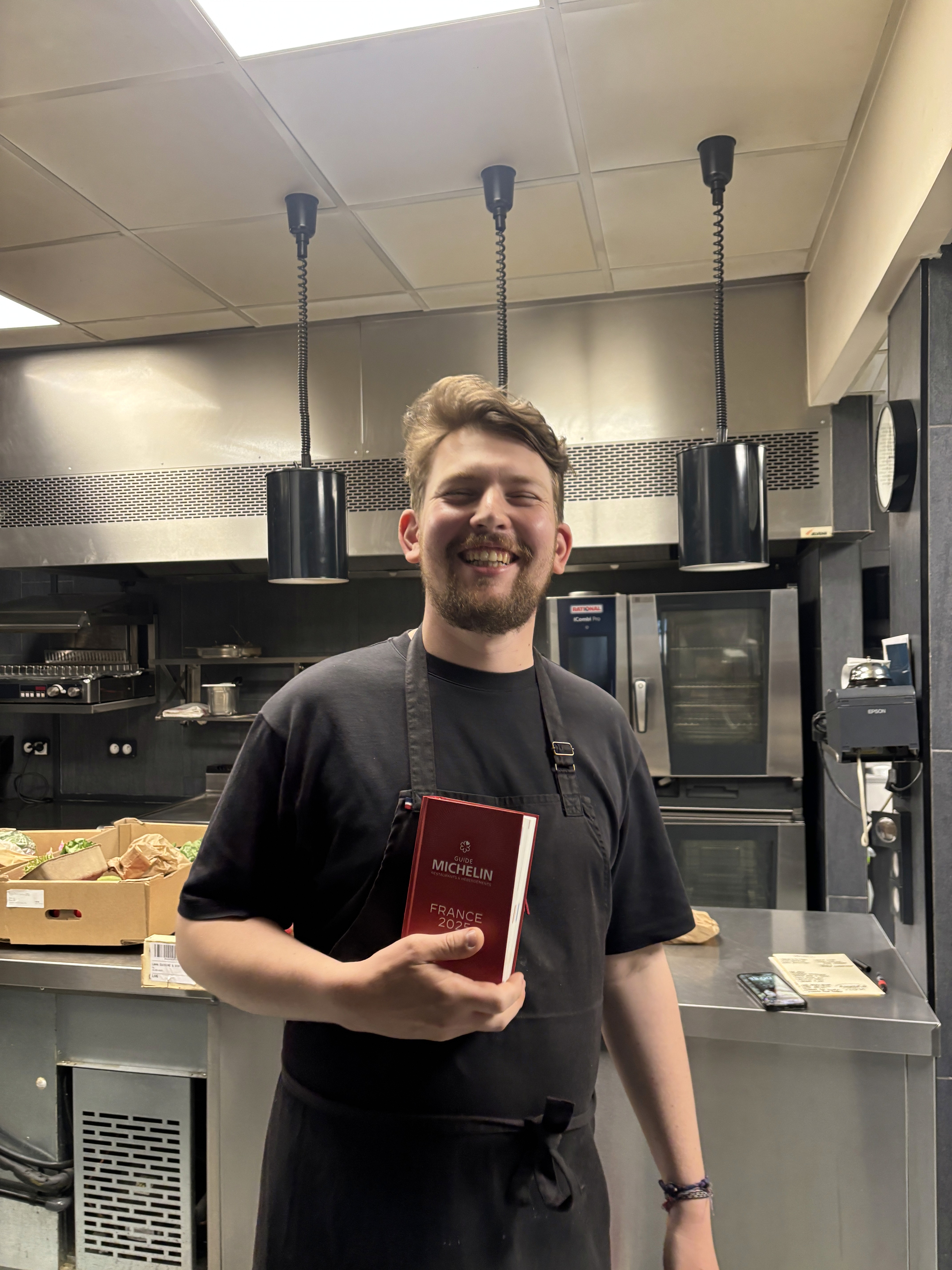 Wilfried Romain, le chef du restaurant LAVA situé près du Panthéon