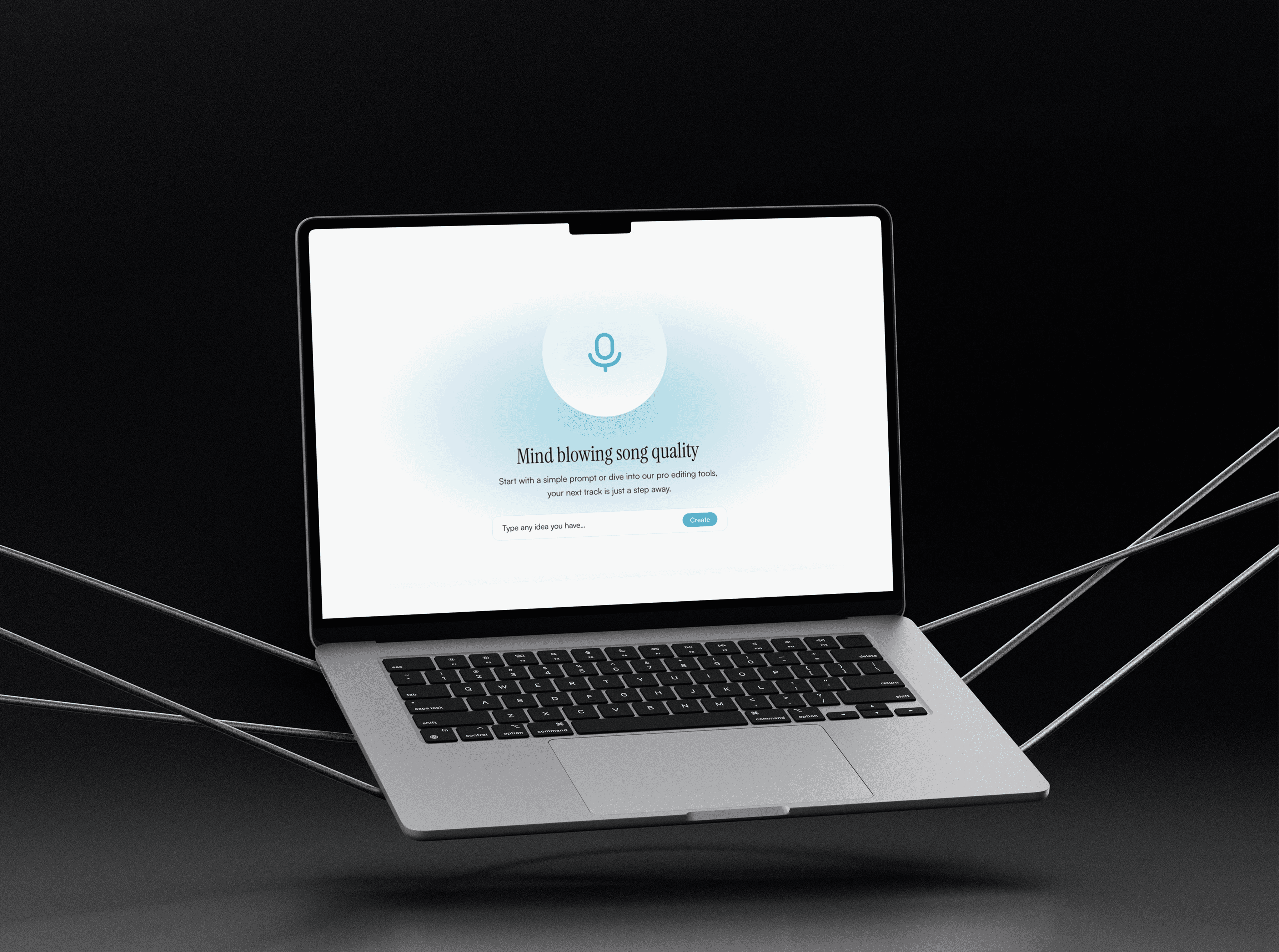 Development screenshot showing clean front-end code for a web project