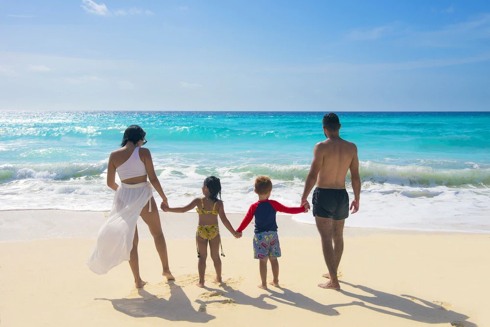 Family Beach Vacation in Mexico