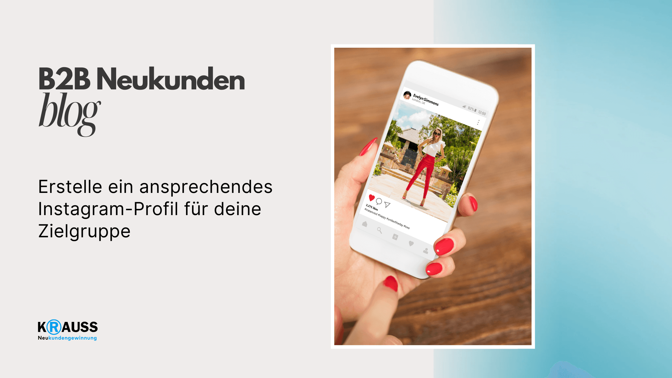 Erstelle ein ansprechendes Instagram-Profil für deine Zielgruppe
