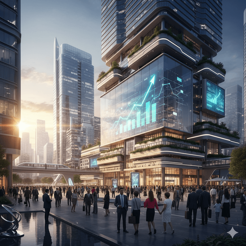 High-yield commercial investment property in Sector 83 Gurugram showing modern architecture and urban connectivity.