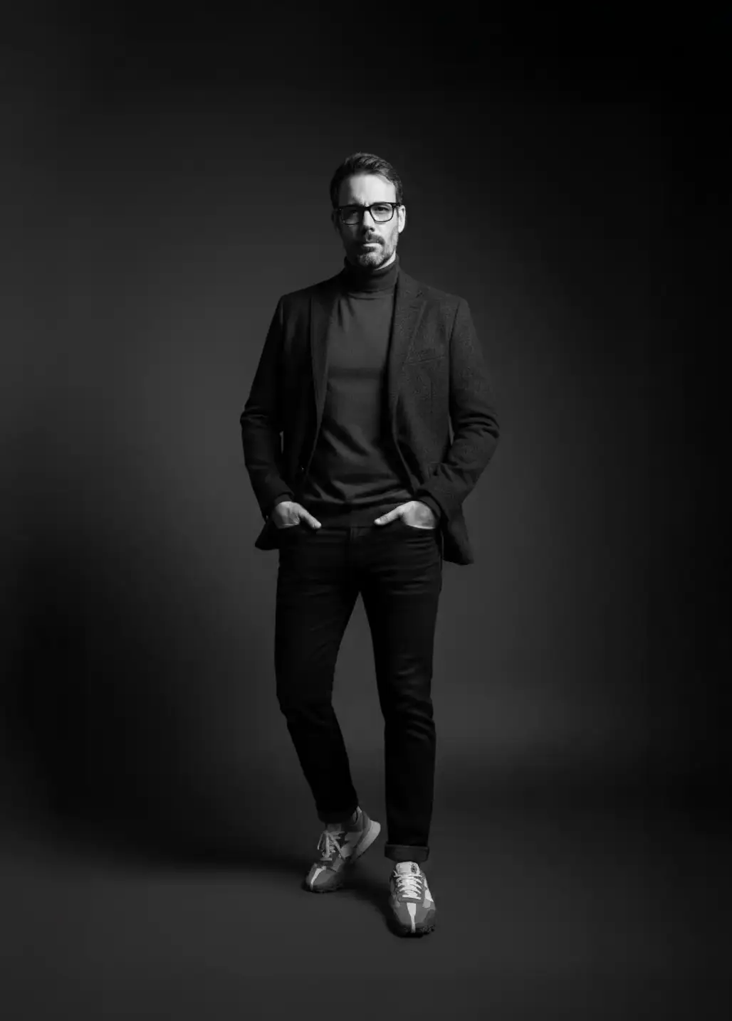 Founder of Kytten full body portrait