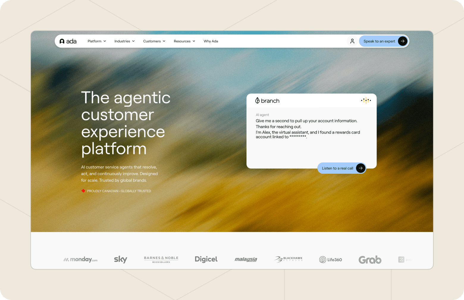Ada website