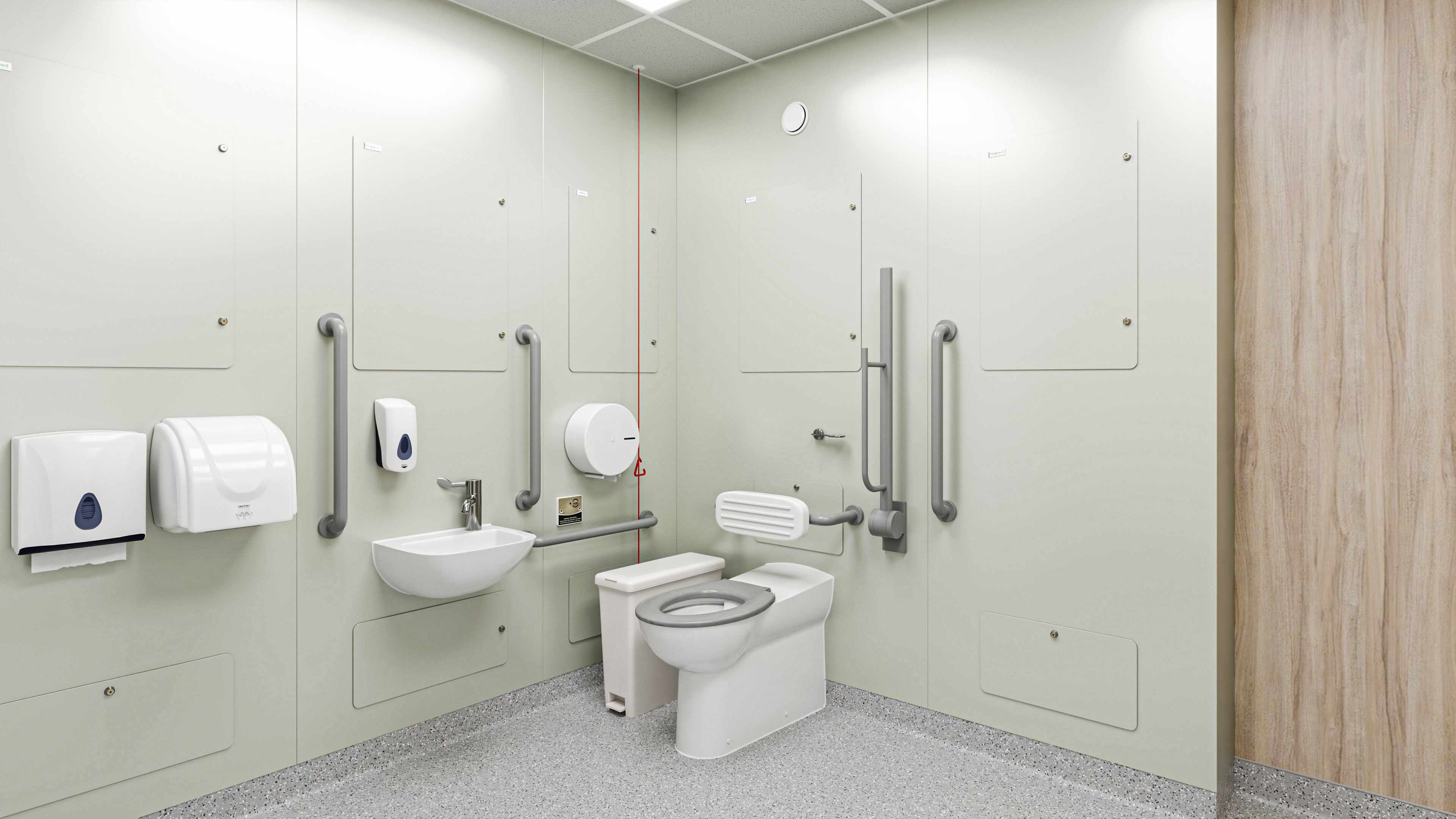 WC integrated plumbing systems