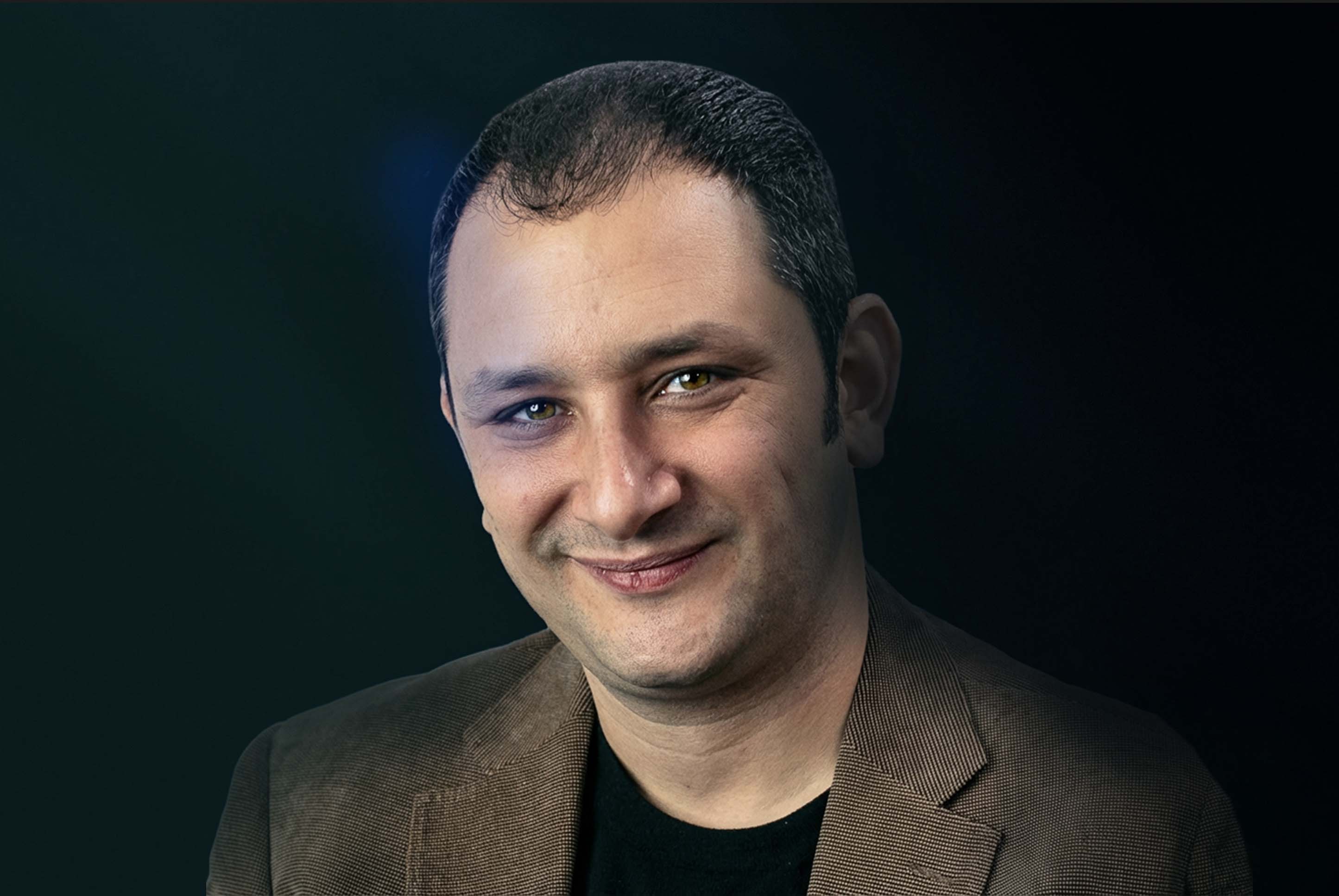 Photographer looking at the camera