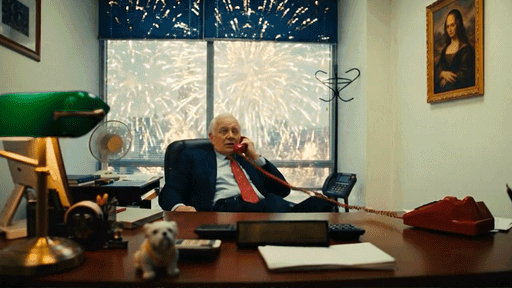 Cashflow chart with income and expense trends, showing $12,000 total balance