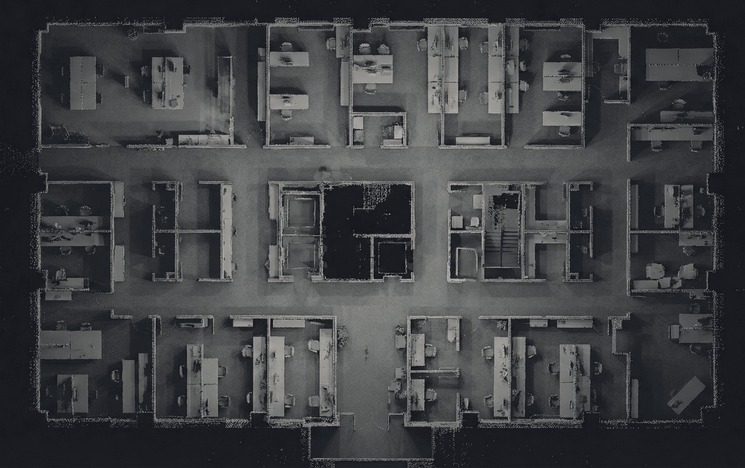 Solar panel array inspection using a thermal imaging survey. A thermographic survey identifies faults.