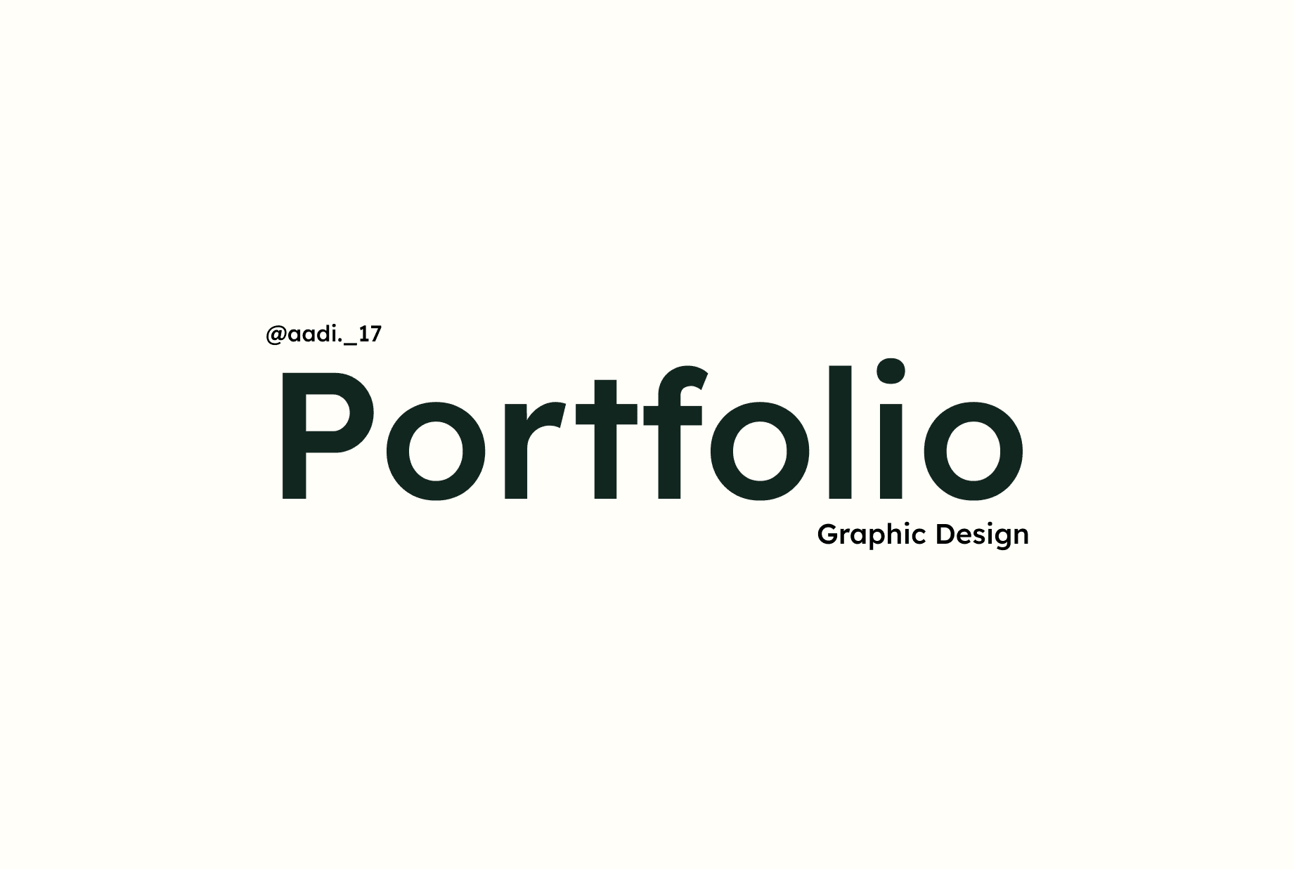 Graphic Design Portfolio
