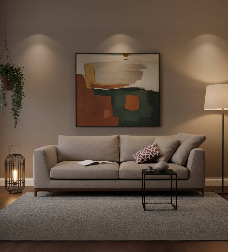Luxury contemporary cane sofa with teal upholstery and wooden frame