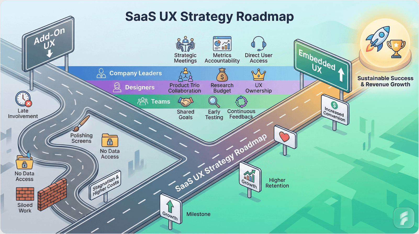 saas ux roadmap