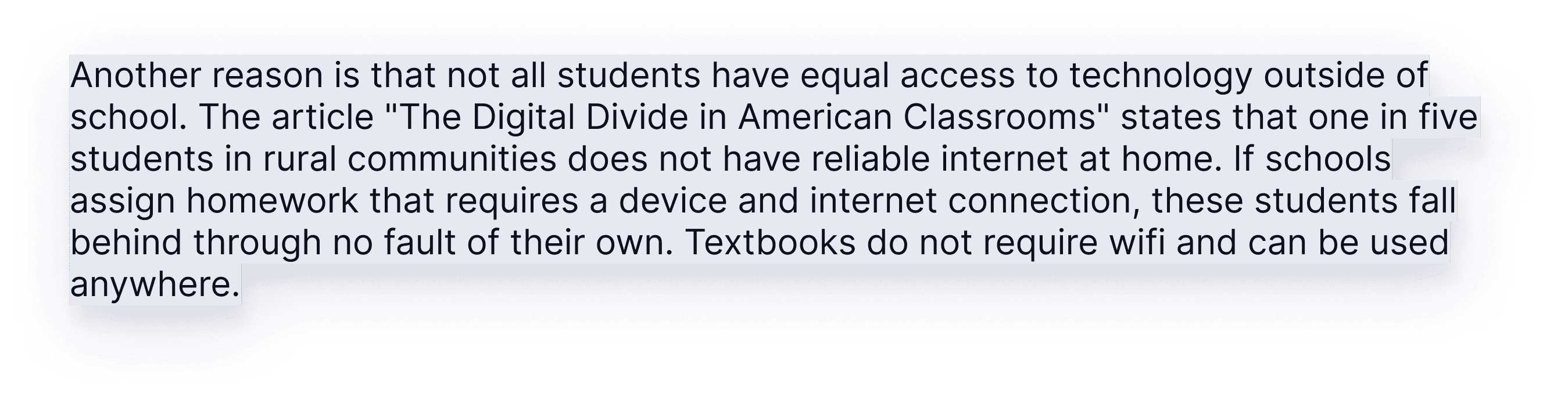 Screen displaying "Social Studies" with a prompt to "view assignments." Simple layout with soft colors.