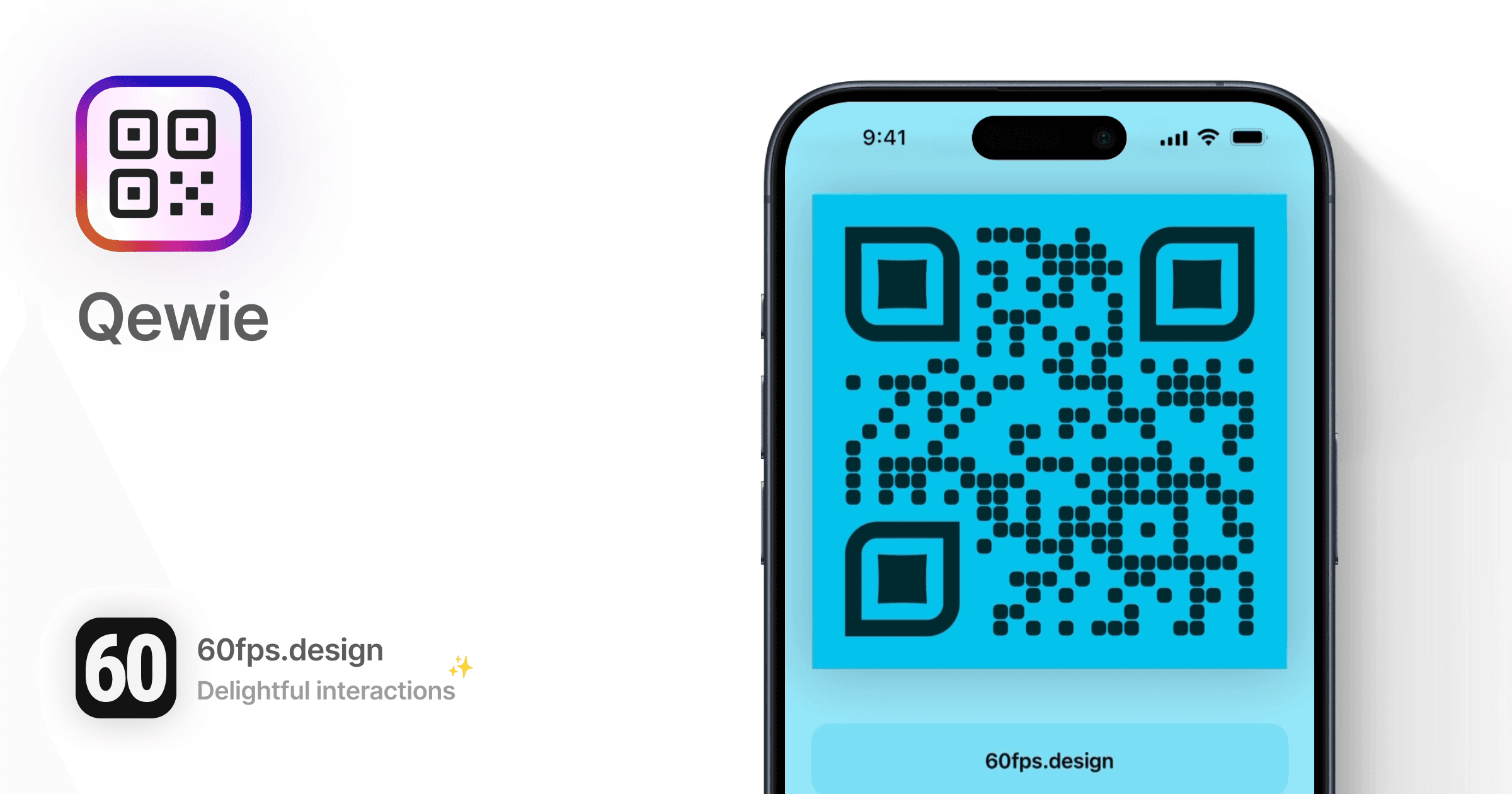 Qewie iOS App UI/UX animation