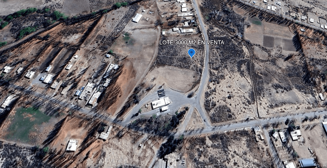 venta de lote de 3000 m2 en las flores, iglesia, san juan