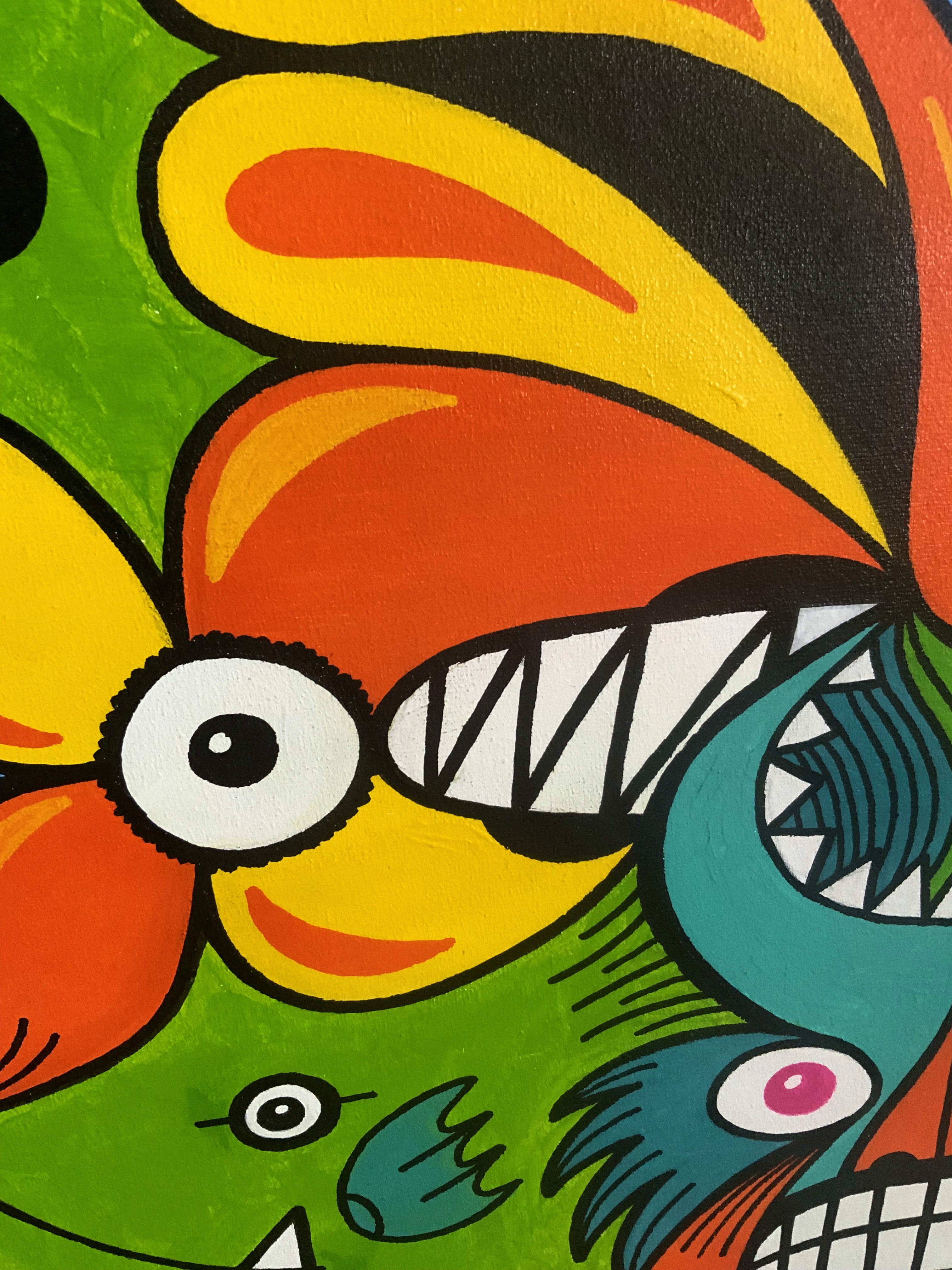 Doodleman bird detail