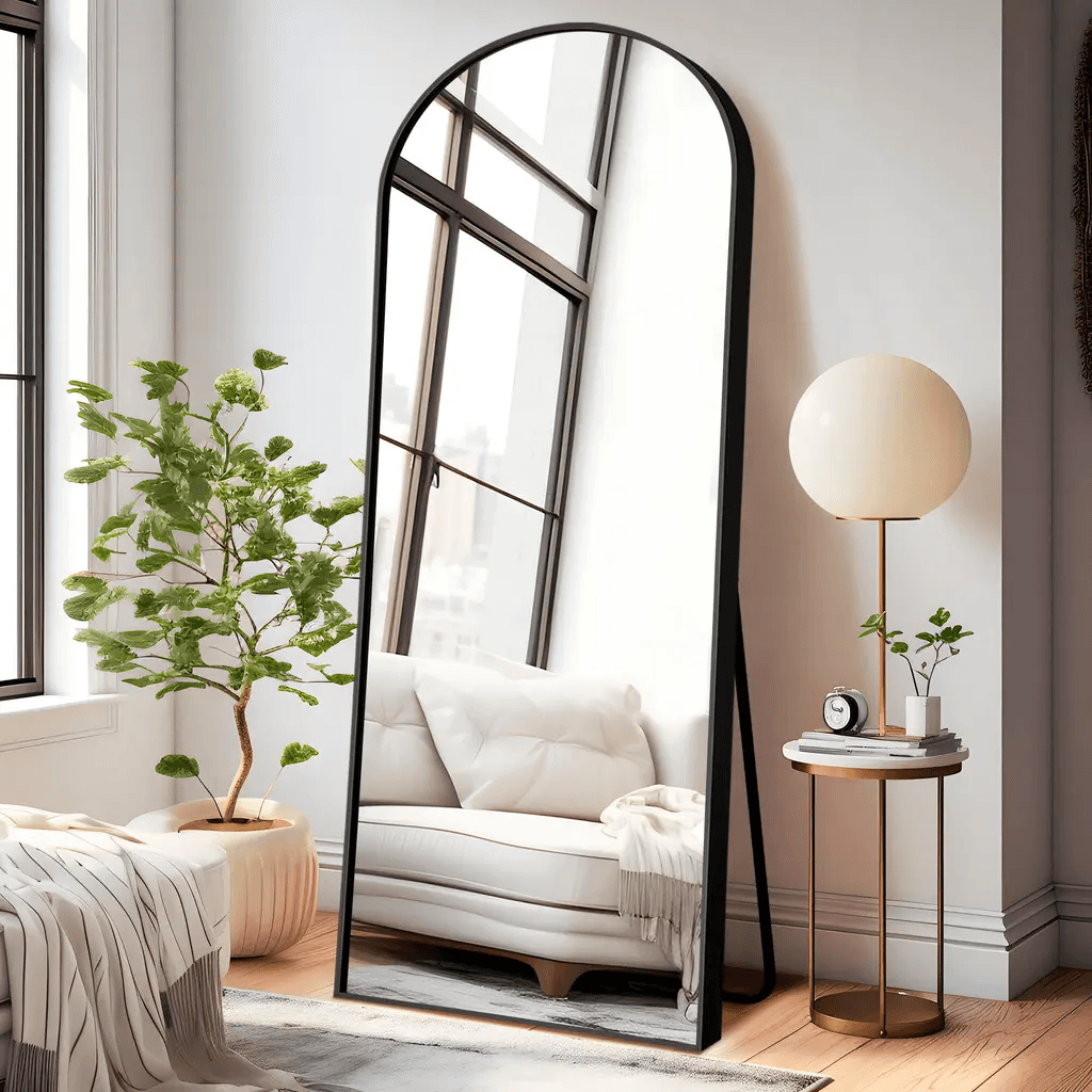 Product image for Dulcea Full Length Arched Floor Mirror