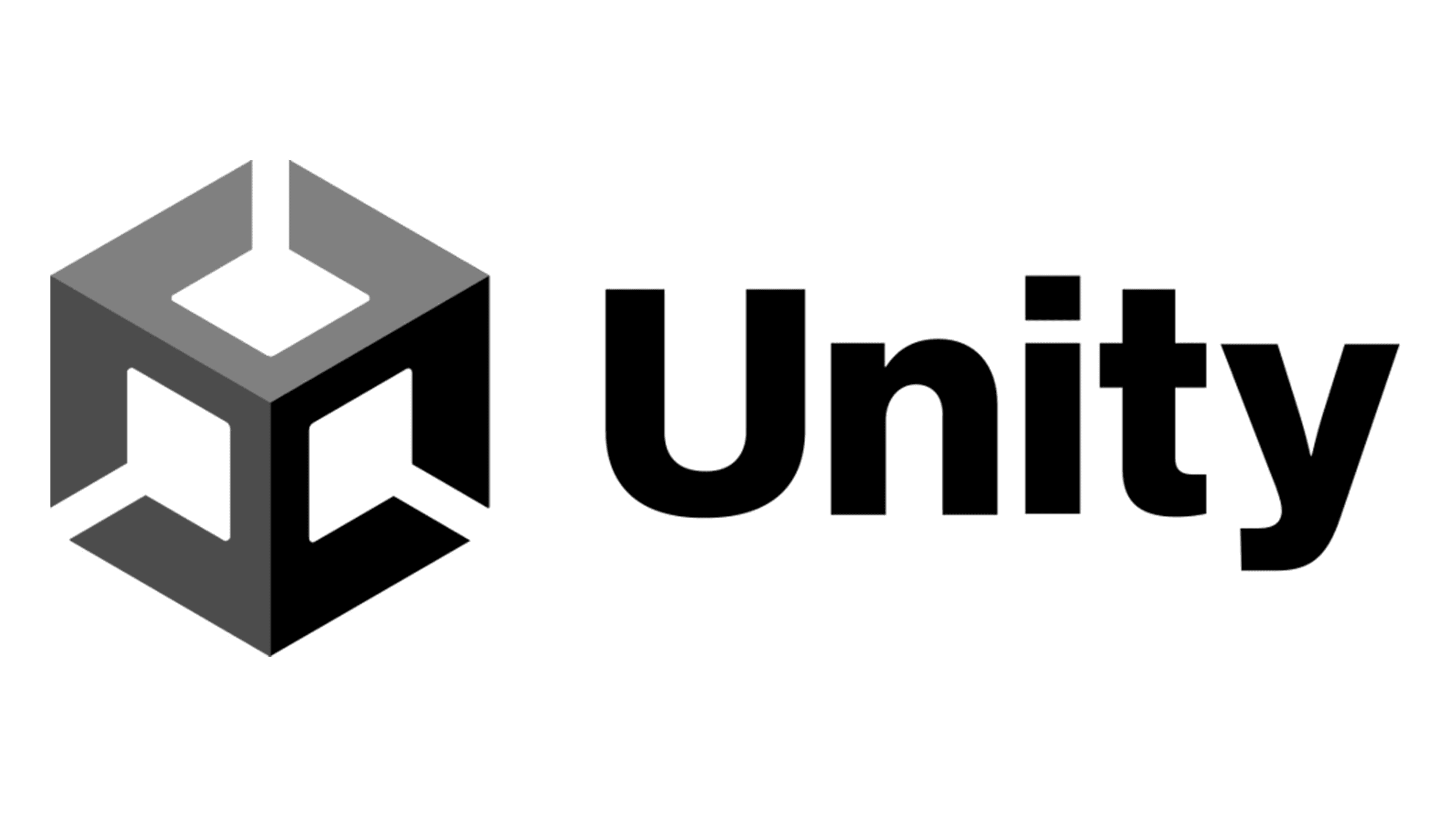 Unity logo: stylized geometric cube and the word 'Unity'.