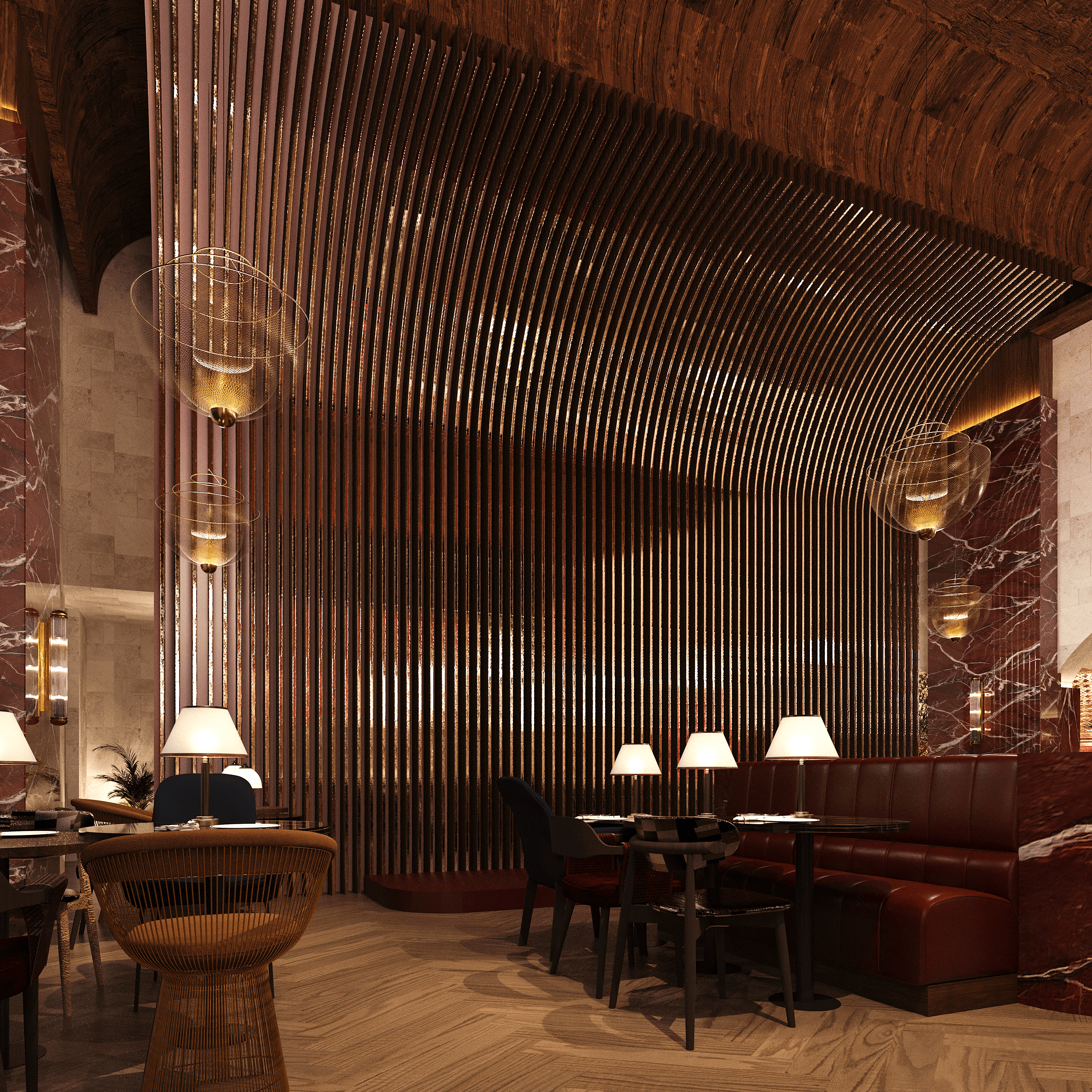 Project showcase image featuring a modern, refined interior.