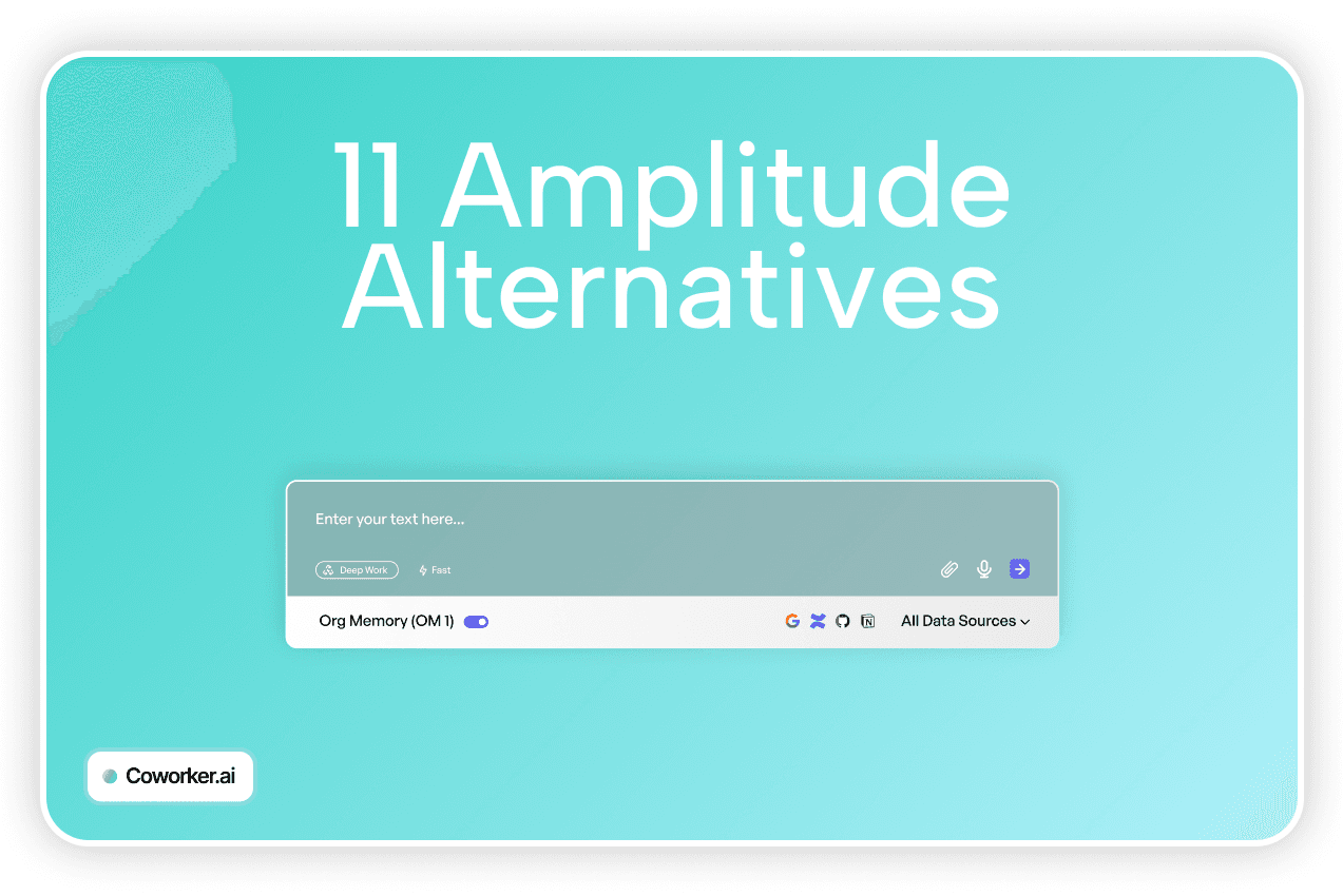 11 Best Amplitude Alternatives For Product Analytics Teams