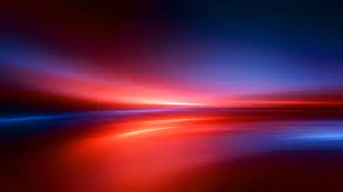 Light Studies 10 — red, lilac, indigo; abstract, light background