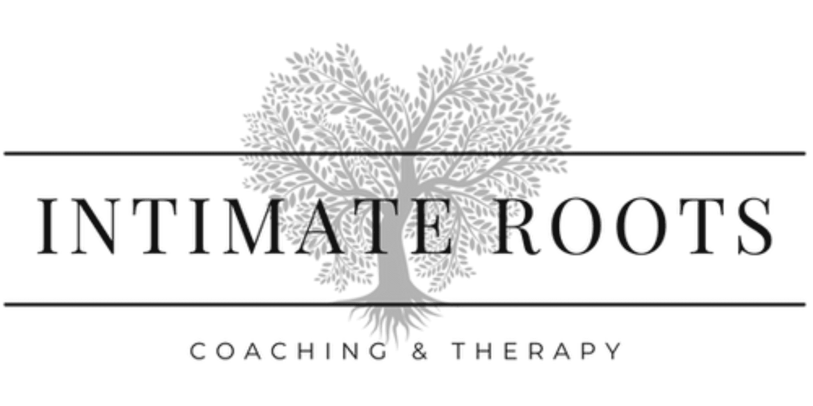 "Logo of Intimate Roots Coaching & Therapy, emphasizing emotional connection and personal growth in relationships through mindful practices."