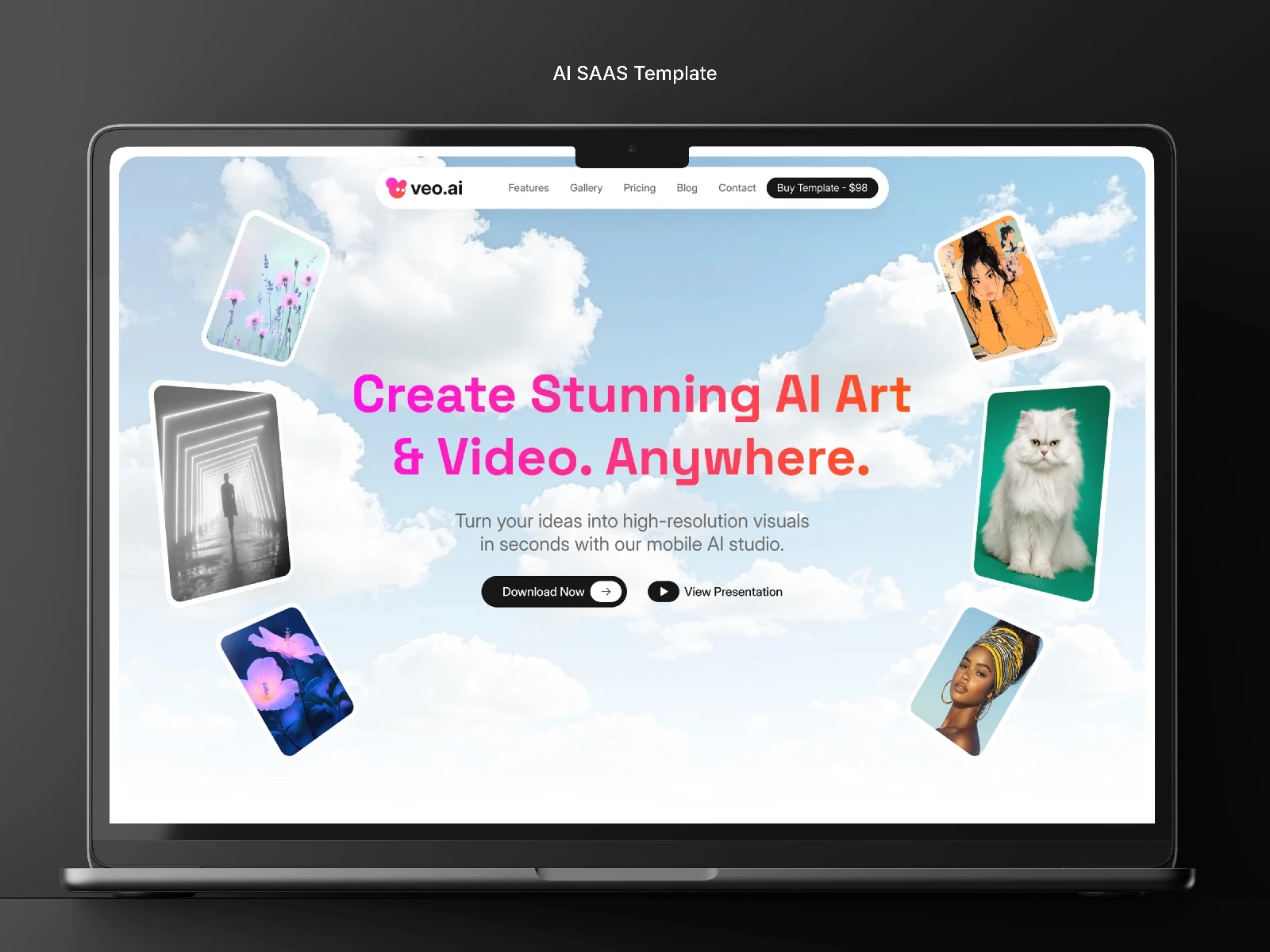Veo Framer template