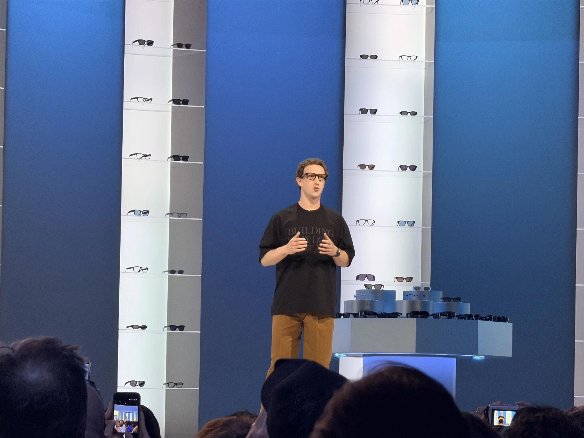 A speaker presents onstage during the Meta Connect 2026 keynote.