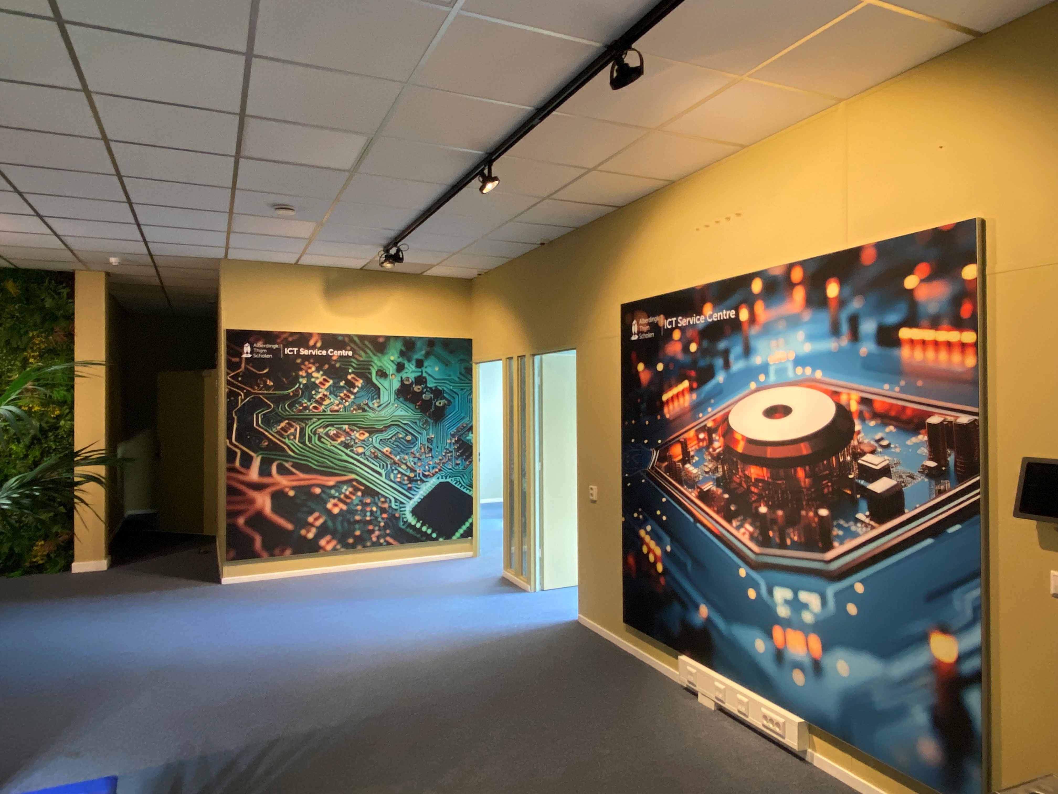 ICT service centre ontvangst ruimte