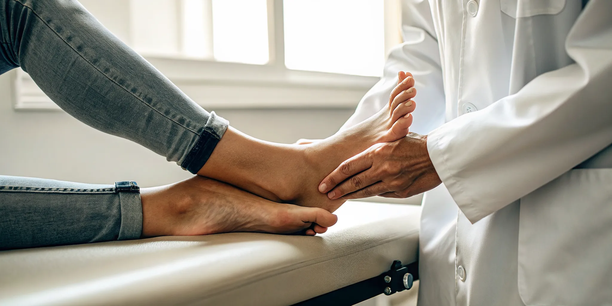 Podiatrist providing expert foot care at The Foot and Ankle Group in Bordentown.