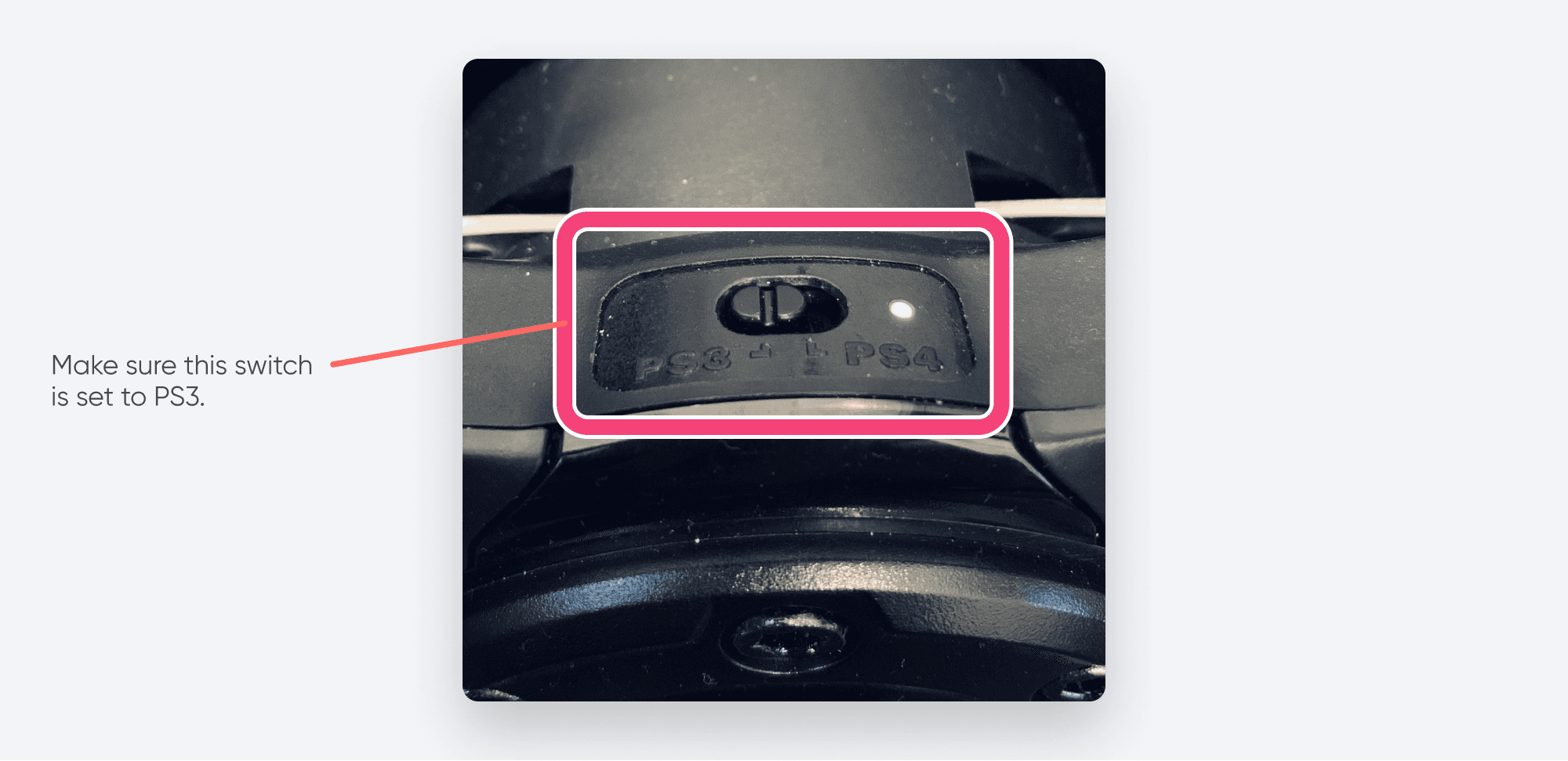 G29 compatibility switch