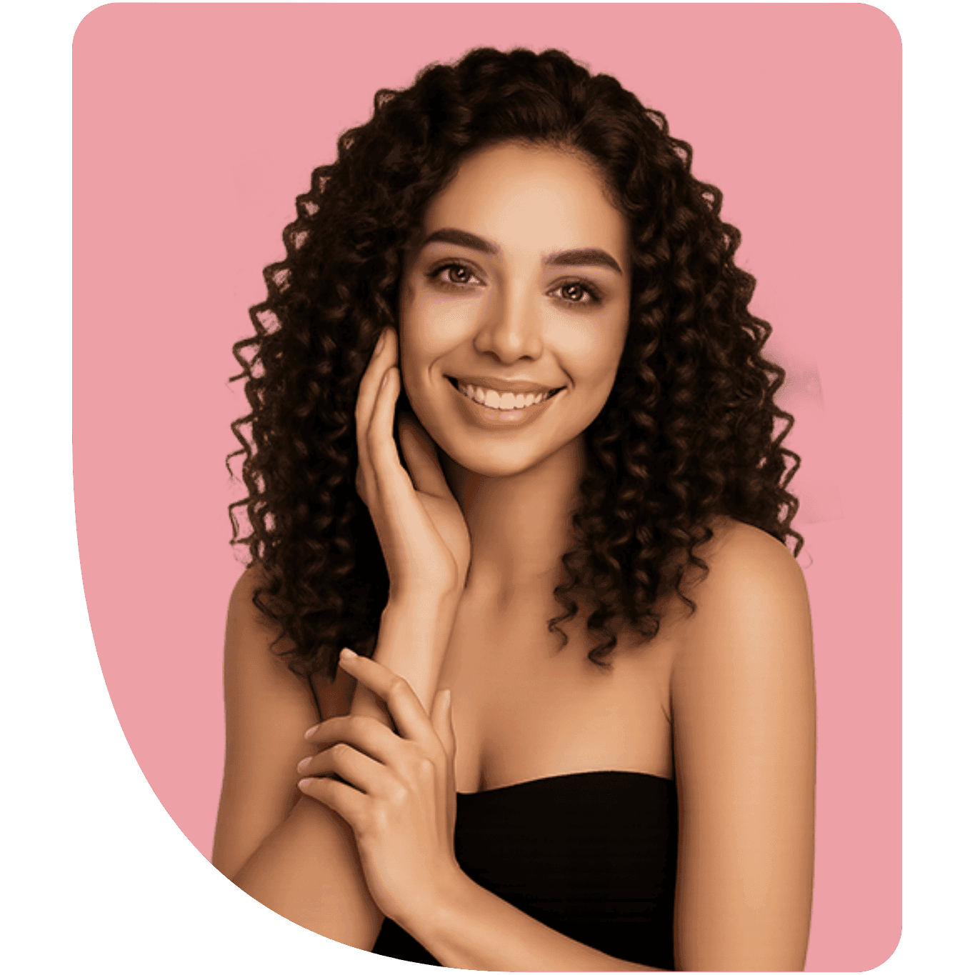 period cramps naturally reliefed happy woman