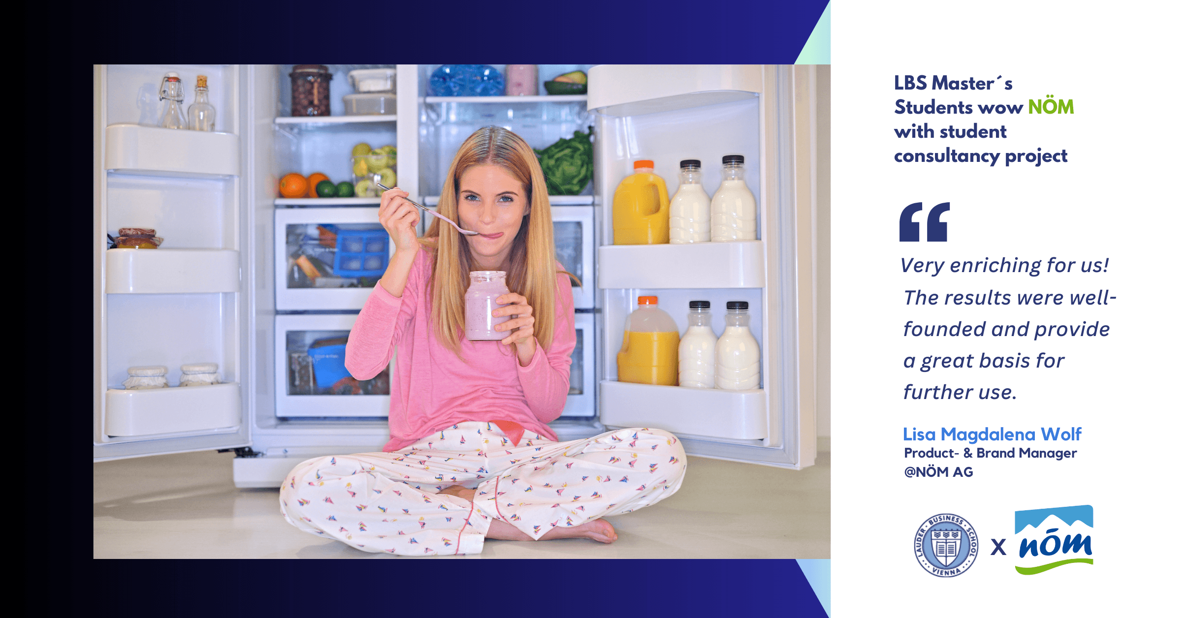 LBS Master's students helped enhance NÖM's fruit yogurt appeal for Gen Z