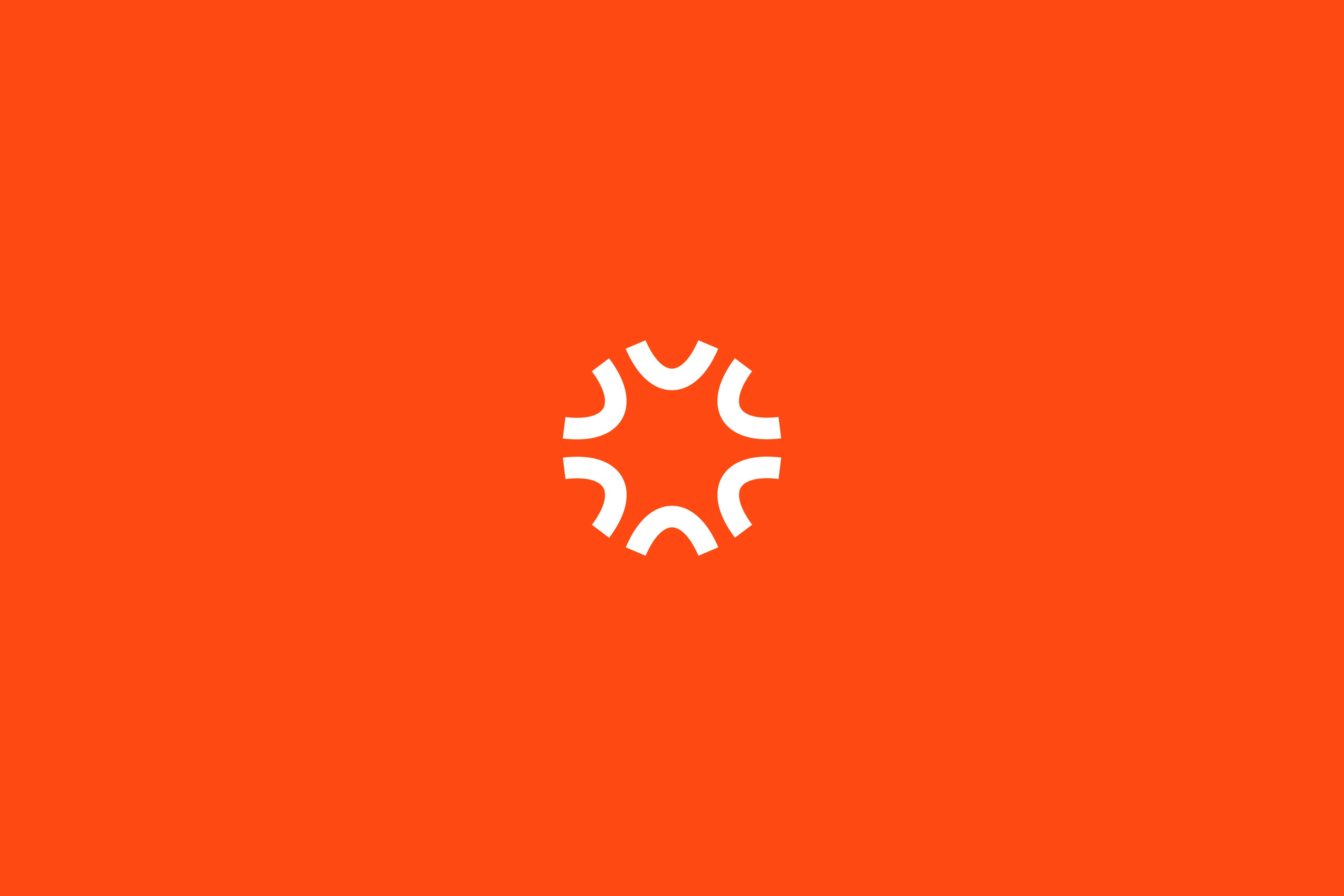 GrantStation symbol comprising a white geometric mark forming a circular emblem on an orange background.