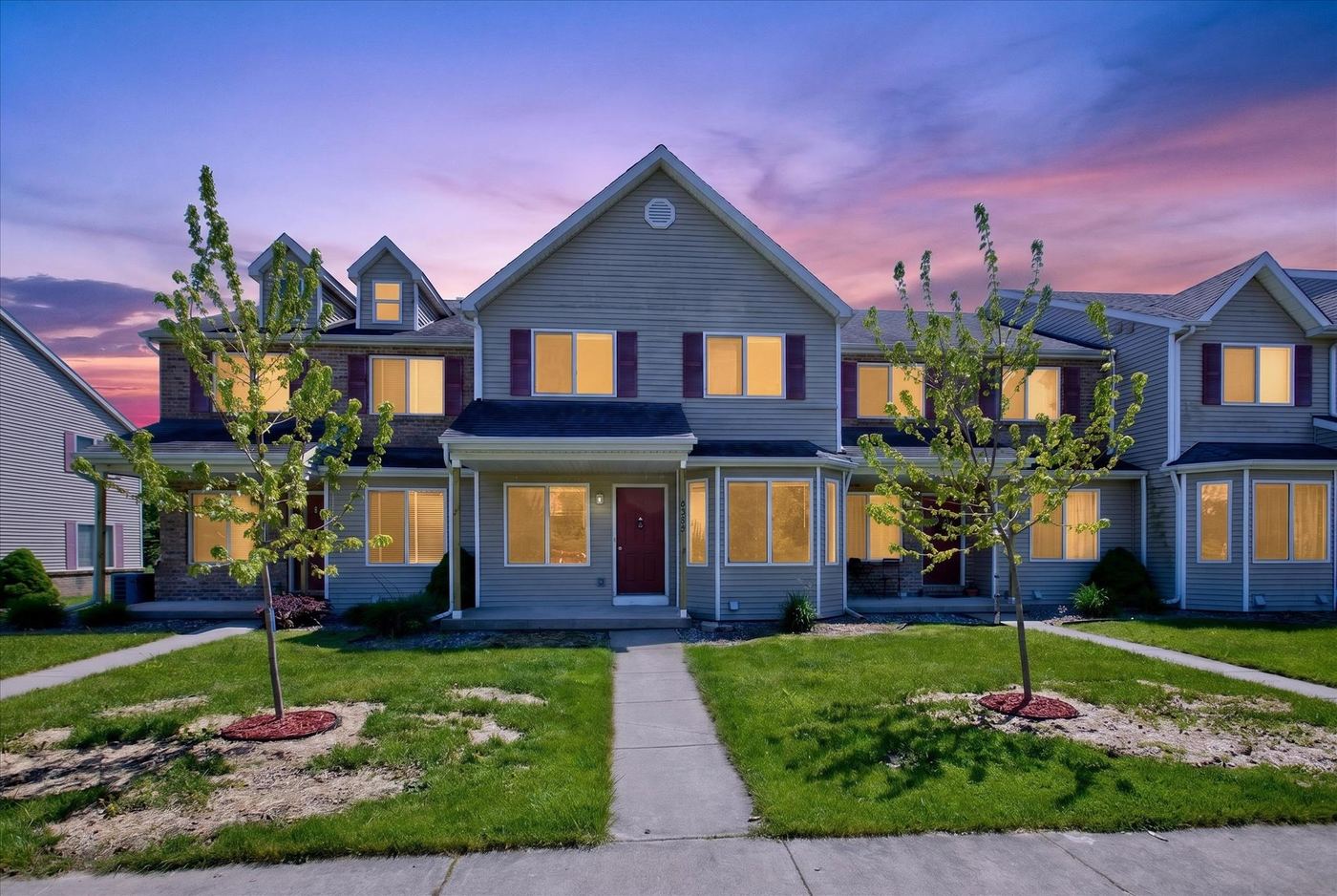Cedar Creek Court townhomes in Swartz Creek, Michigan