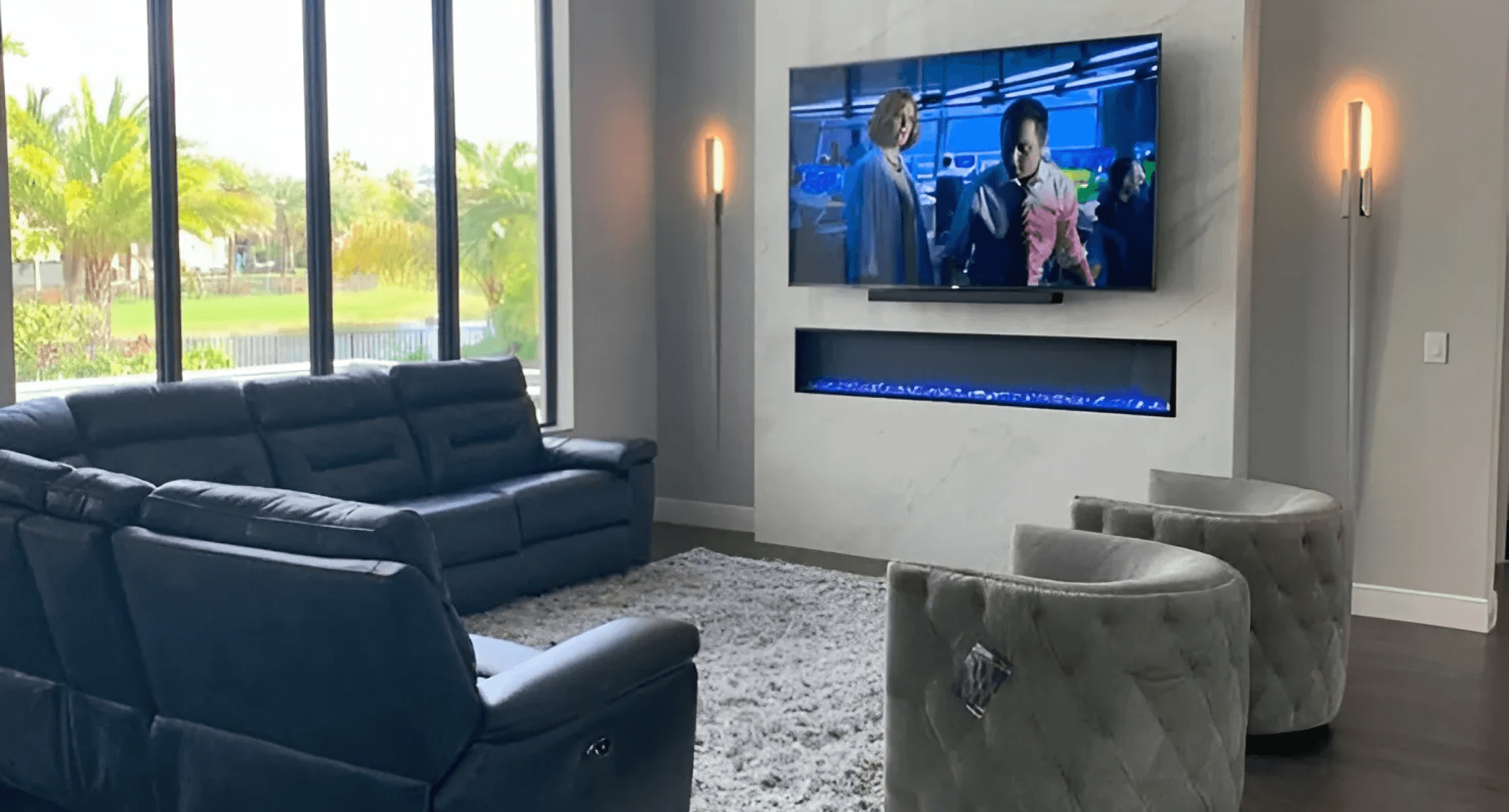 luxury living room constructed by ccmc florida