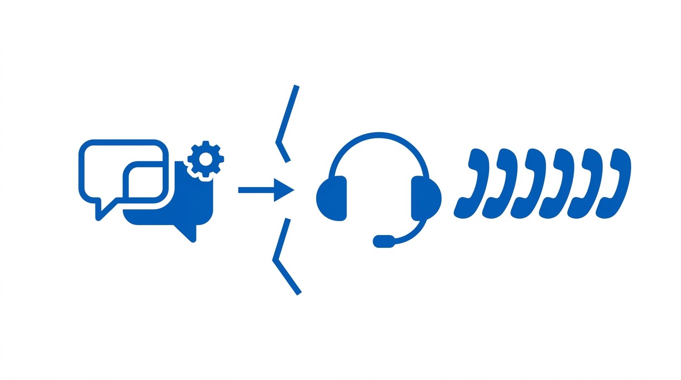 Why Call Queues Persist After Messaging Automation concept illustration - RadMedia