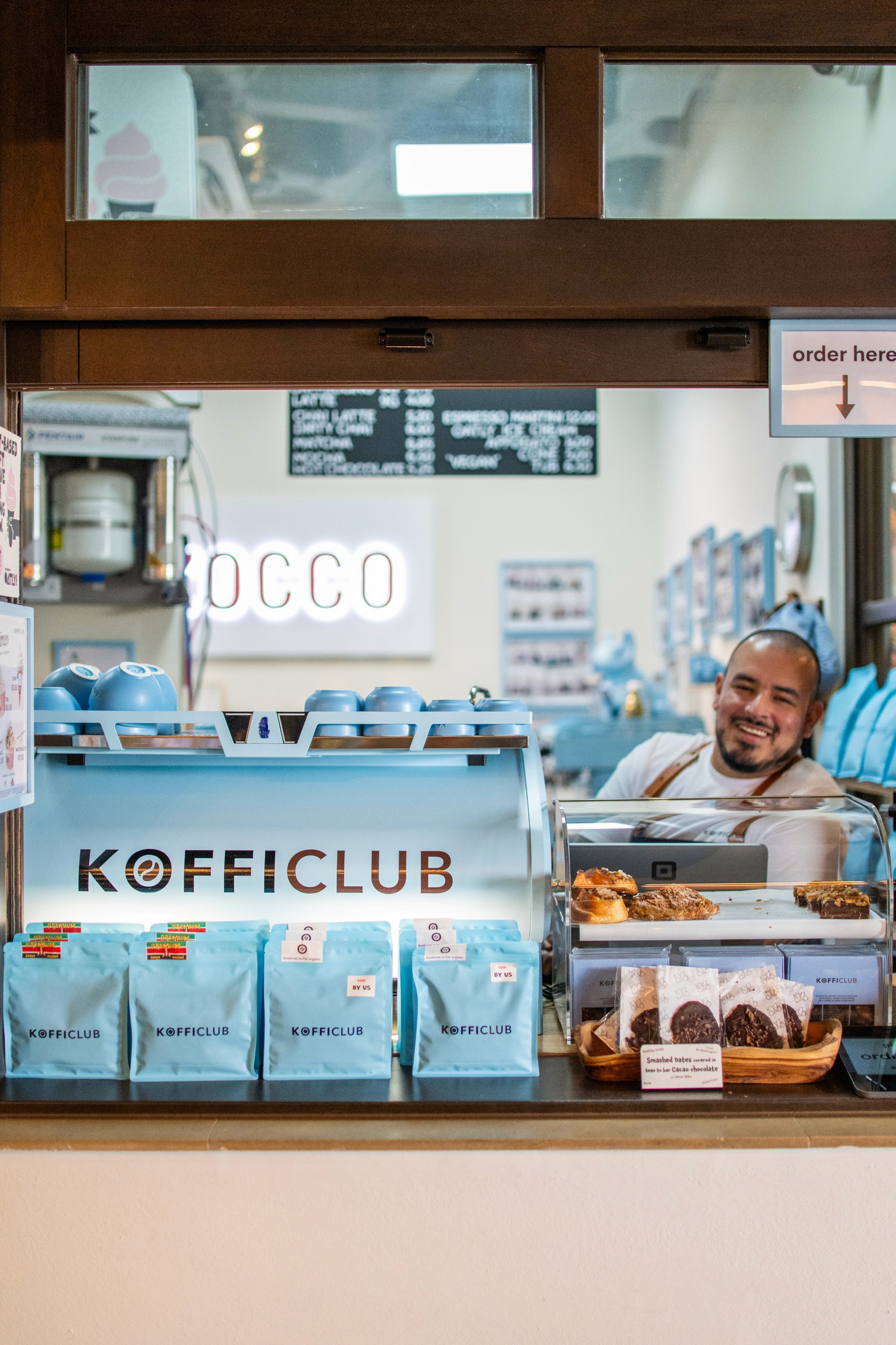 Kofficlub merchandise display