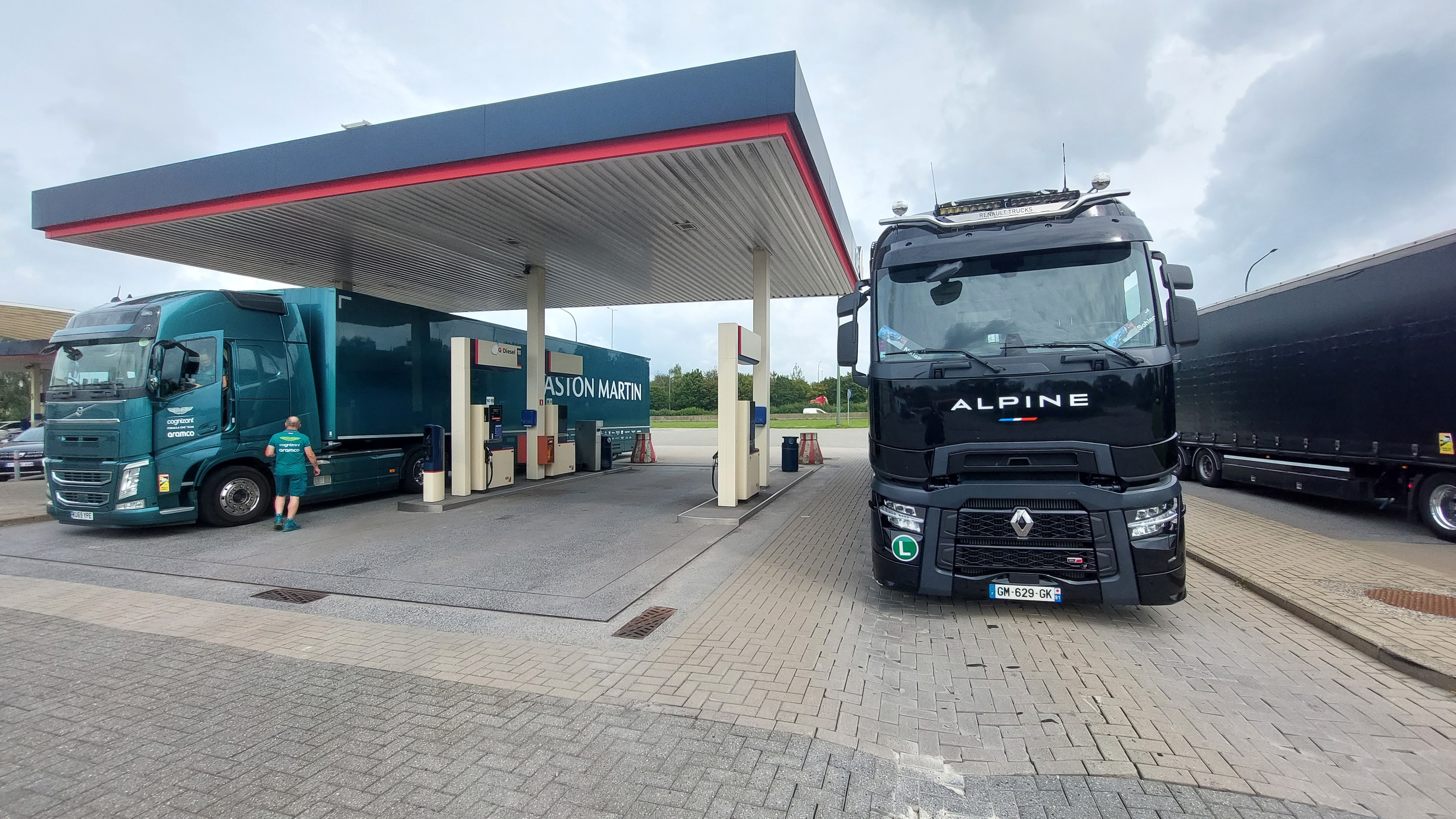 Alpine formule 1 truck