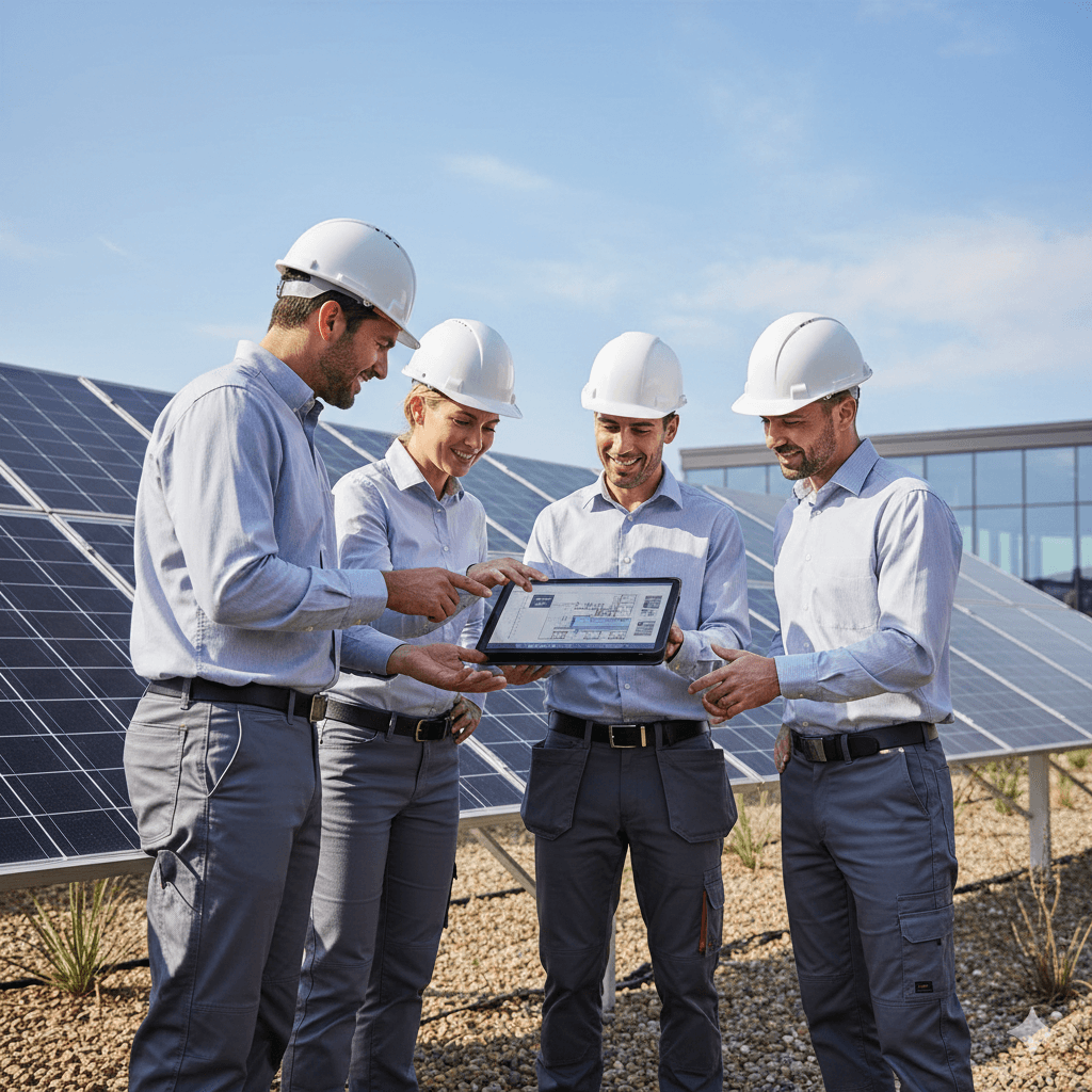 photo de réseau powered by Solarock