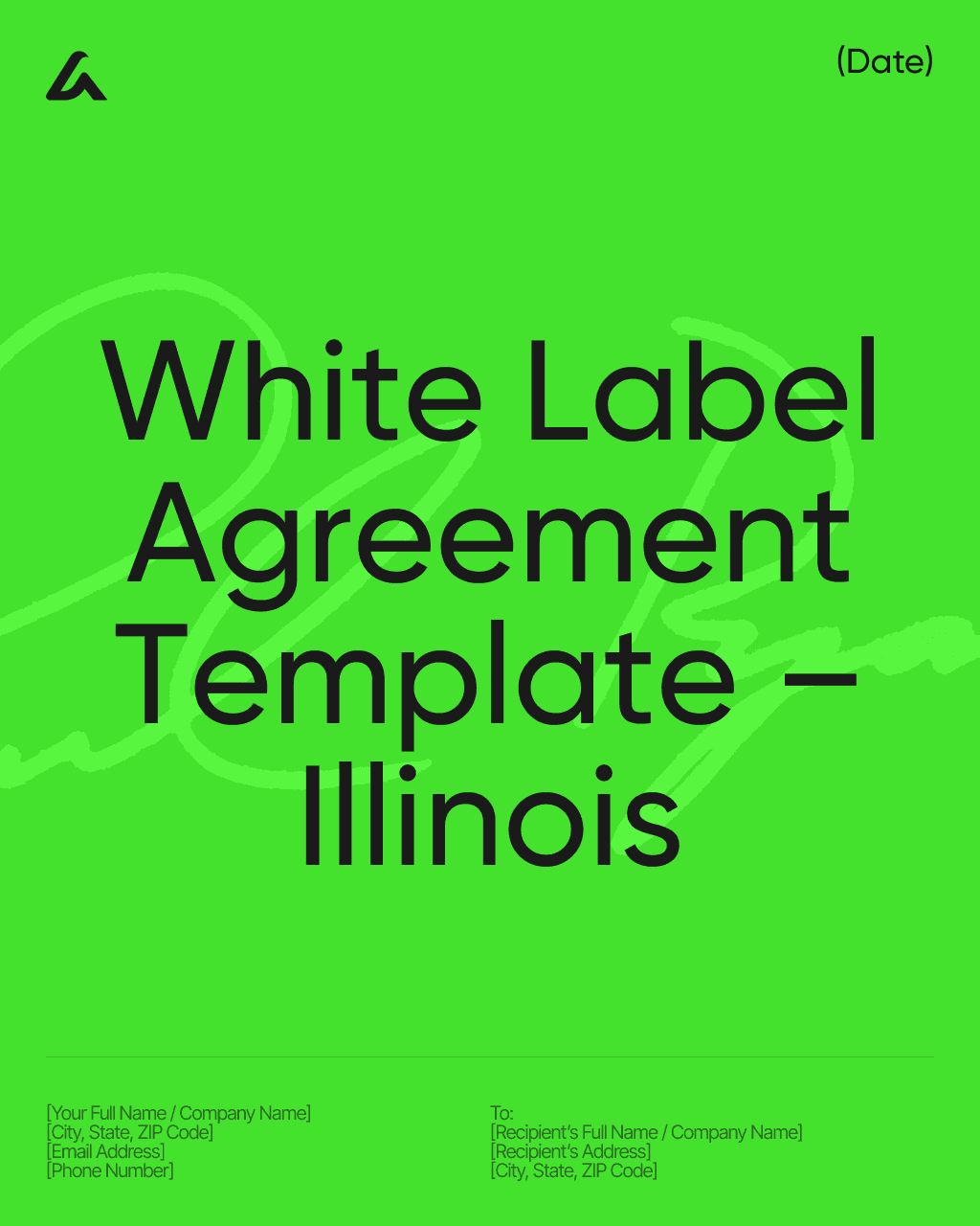 White Label Agreement Template – Illinois
