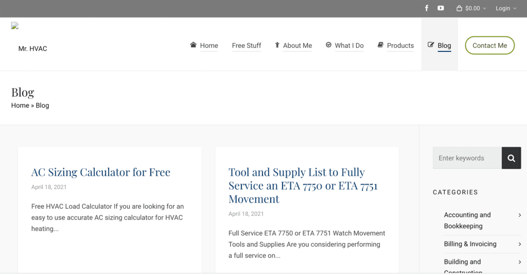 Mr. HVAC Articles&nbsp;