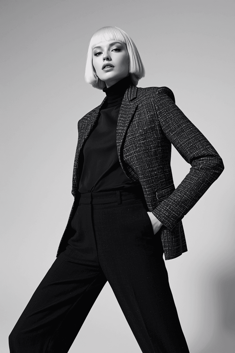 Modern Monochrome Portrait