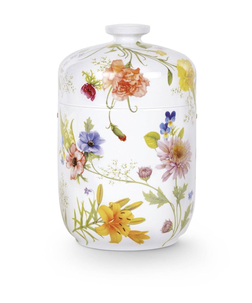 Urne MO11-001: Edition Belvedere, Blumendekor, Porzellan