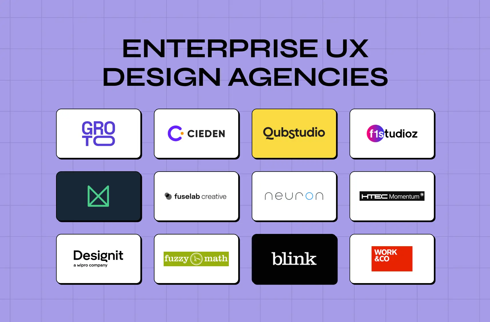 Enterprise UX Design Agencies: 12 Compared by Rate, Clients and Fit (2026)