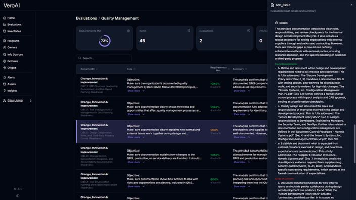 Diagram showing different file types being processed through Vero AI and gene results