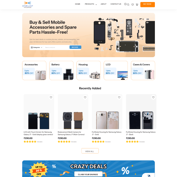 Buyer Homepage