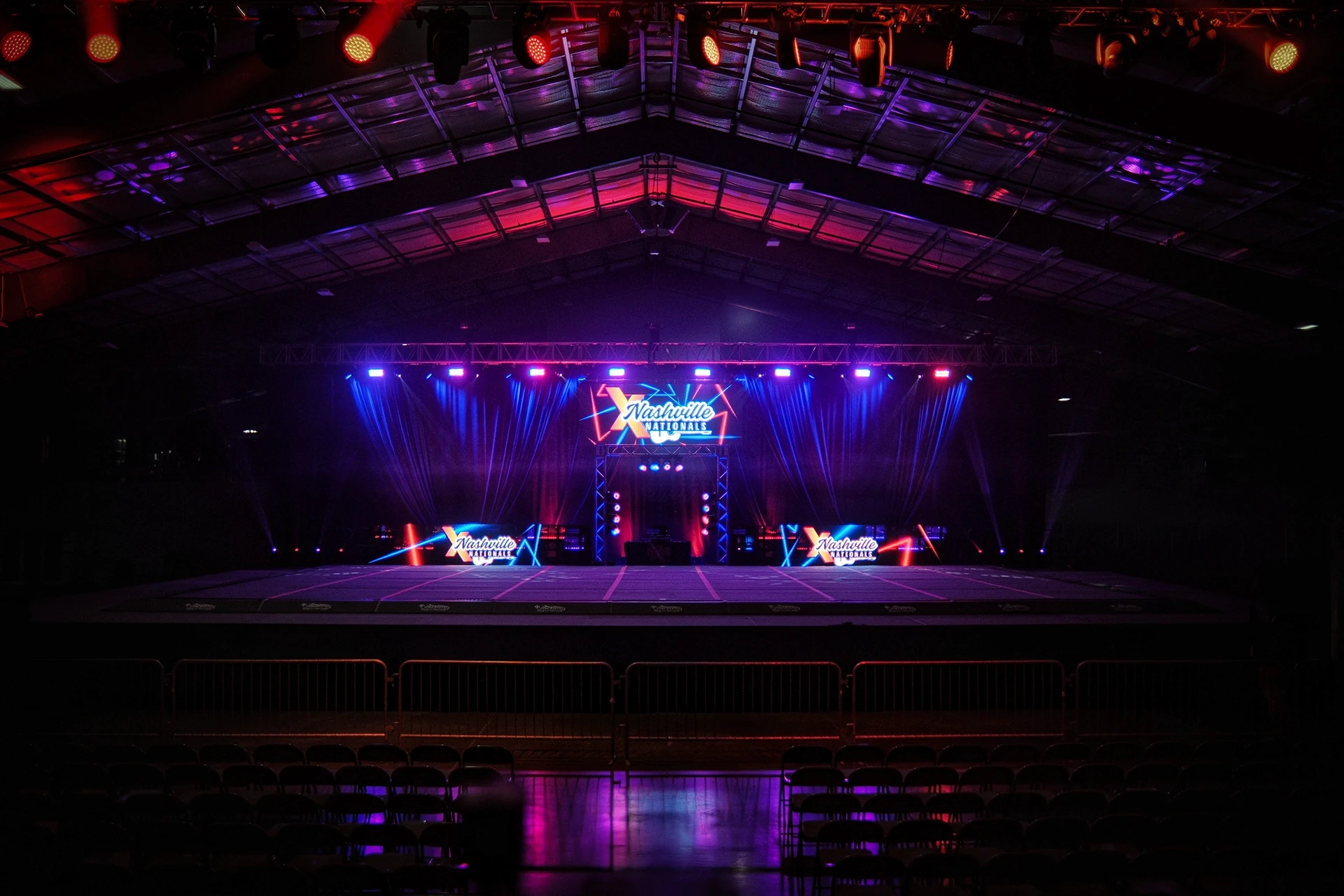 The Cheer Expo athletic and cheer event nationwide, rigging and truss by UpLight Technologies