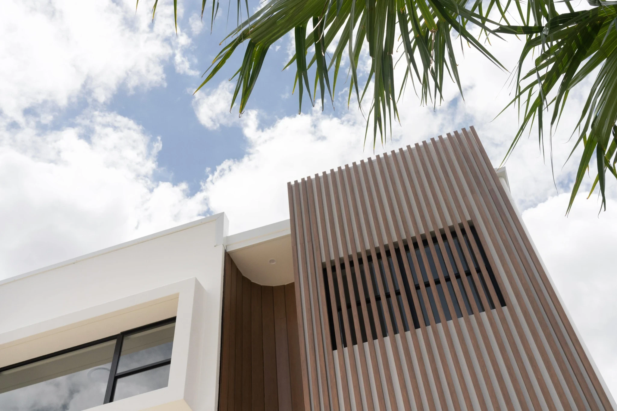 Rear view of Jacaranda House in Brisbane