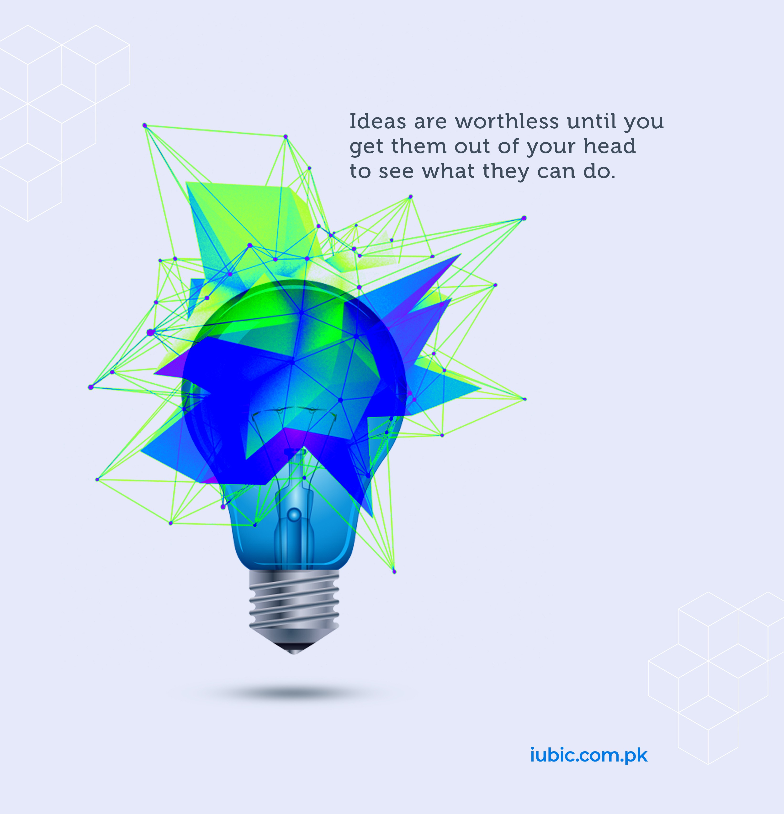 IU BIC Idea Bulb Poster