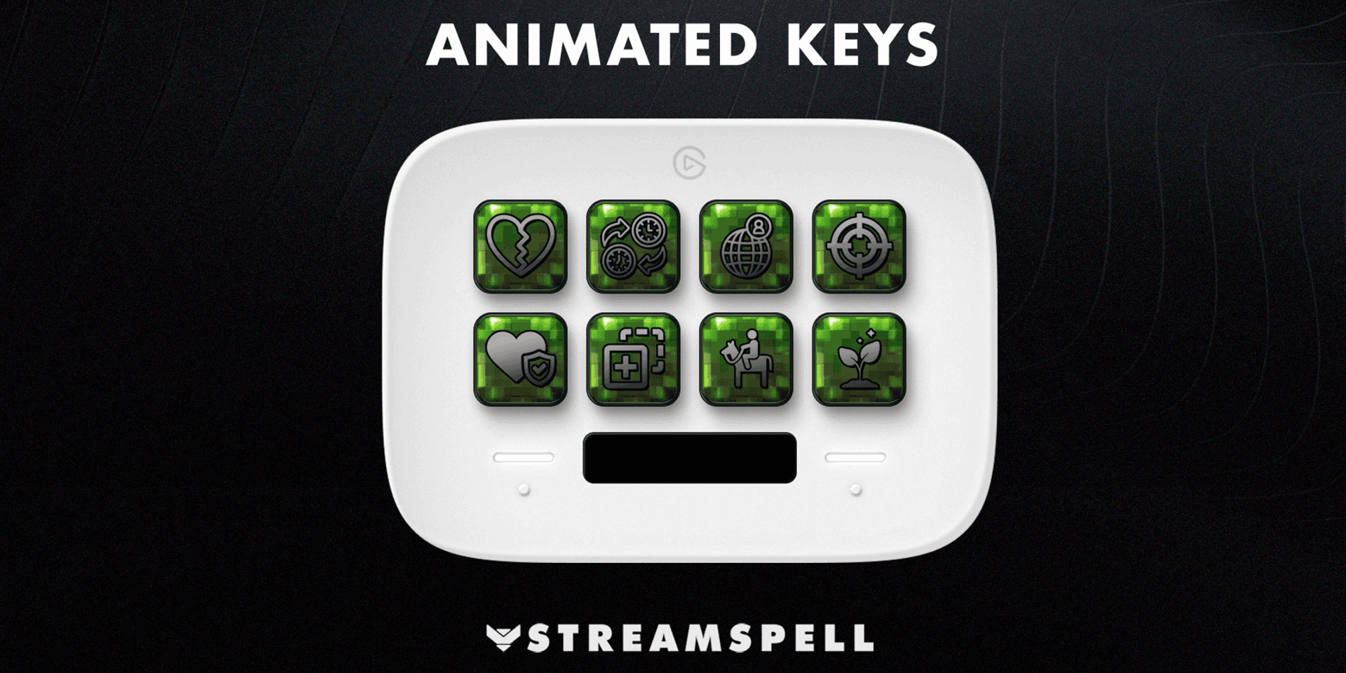 Minecraft Server Admin uses matching animated key artwork — official product preview