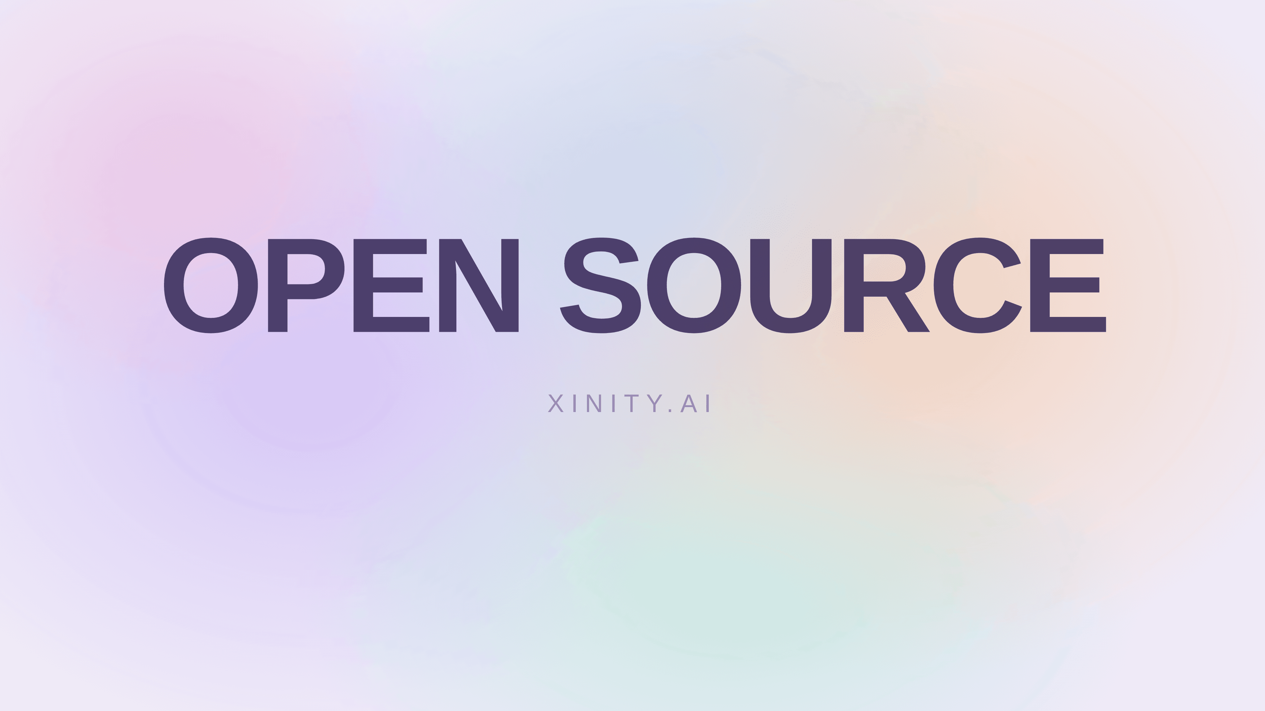 Open source release- Xinity